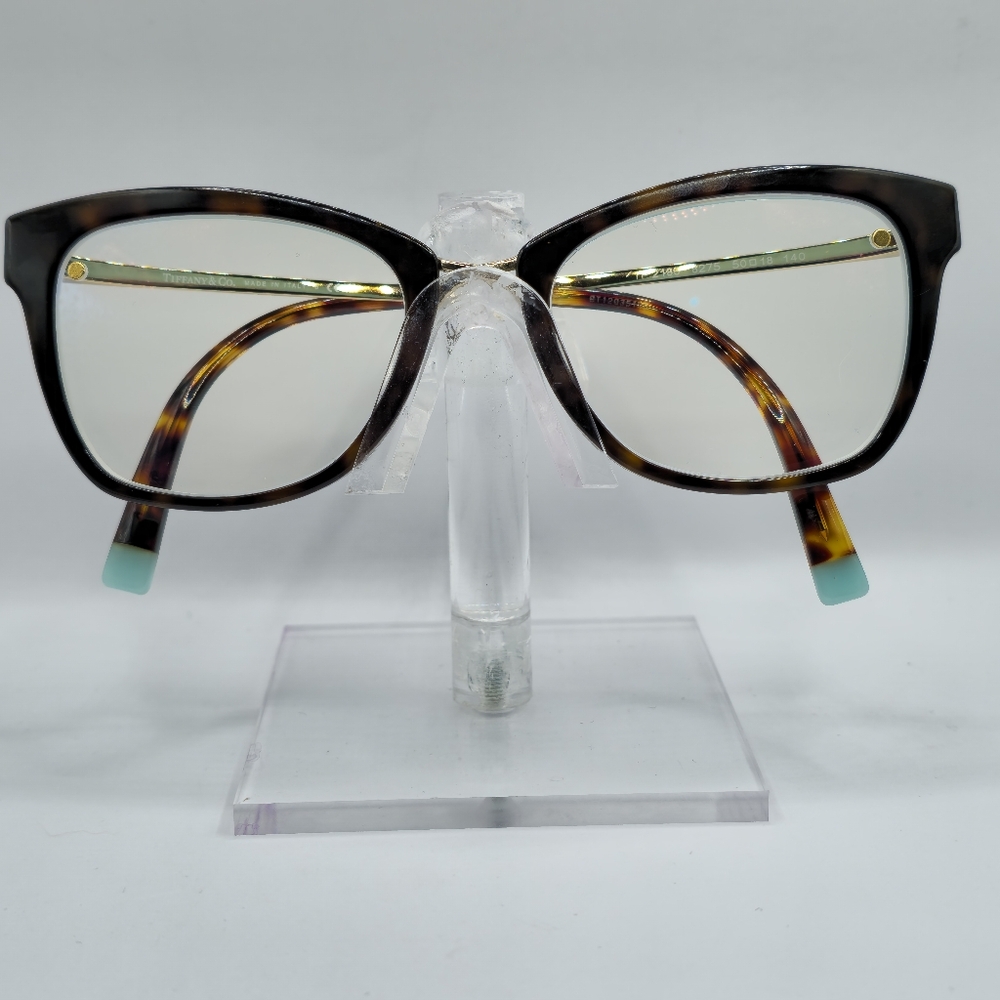 Tiffany & Co. Tortoise, Gold & Blue Eyeglass Frames